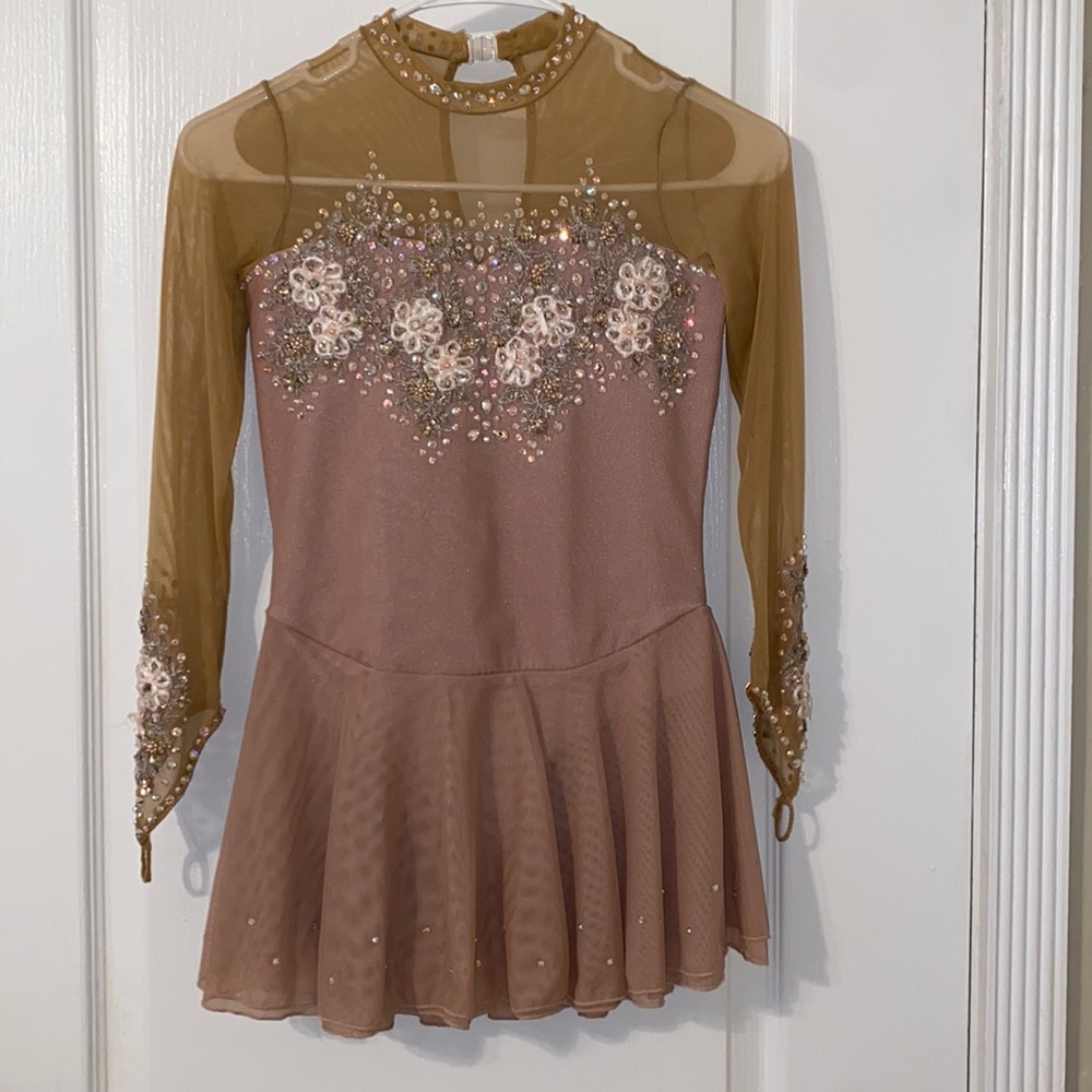 Custom made figure skating competition dress